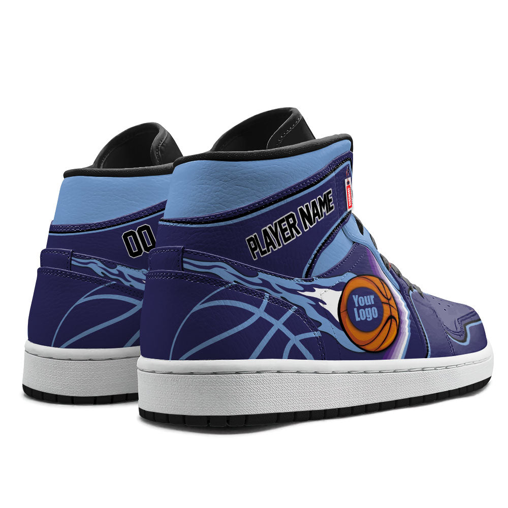 Utah Basketball J1s Sneakers Personalized Your Teamcuztomshoes.com