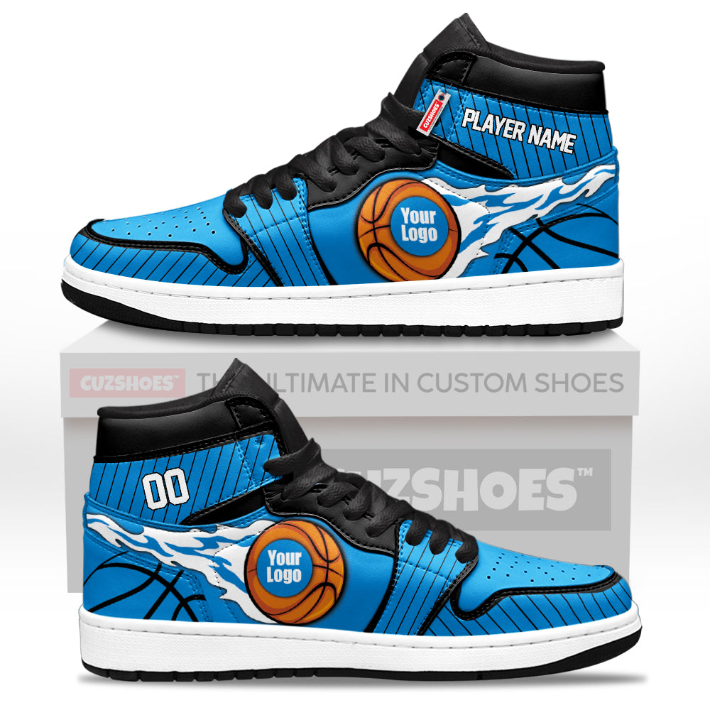 Orlando Basketball J1s Sneakers Personalized Your Teamcuztomshoes.com