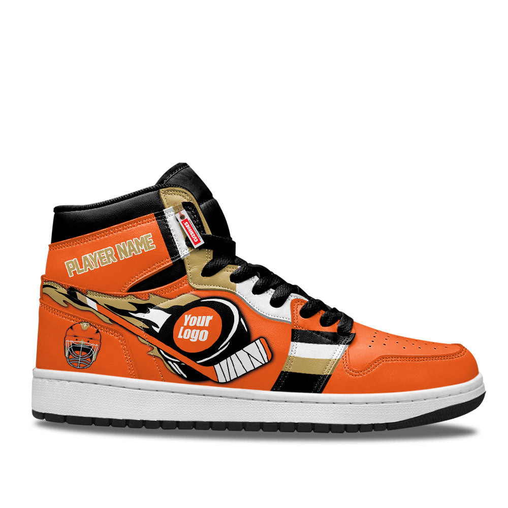 Anaheim Hockey J1s Sneakers Personalized Your Team-Cuztomshoes