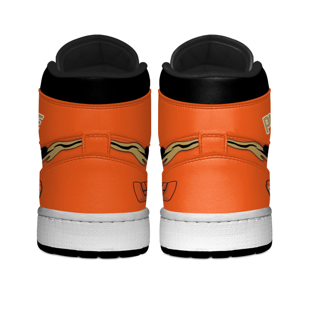 Anaheim Hockey J1s Sneakers Personalized Your Teamcuztomshoes.com
