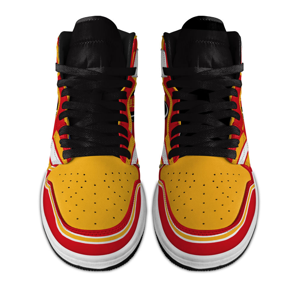 Calgary Hockey J1s Sneakers Personalized Your Team-Cuztomshoes