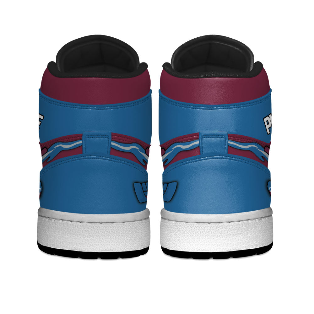 Colorado Hockey J1s Sneakers Personalized Your Teamcuztomshoes.com