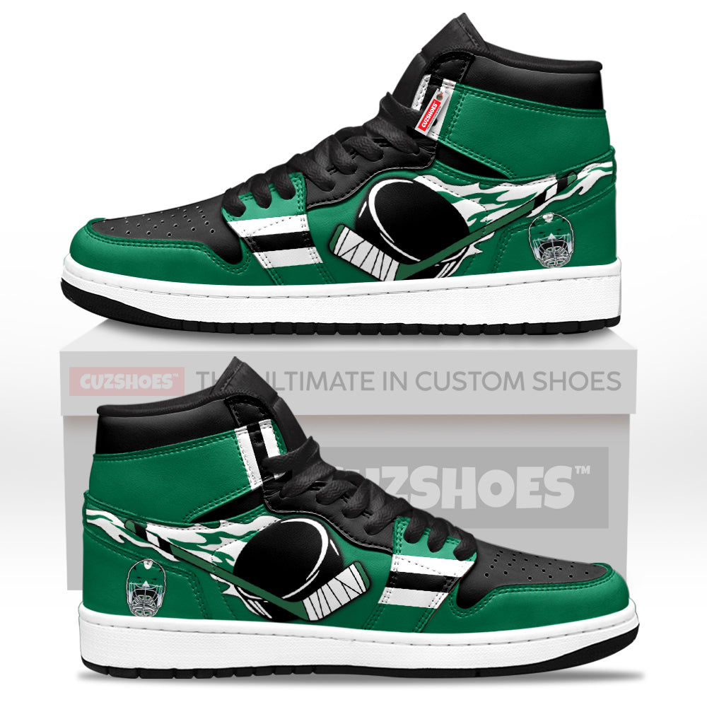 Dallas Hockey J1s Sneakers Personalized Your Team-Cuztomshoes