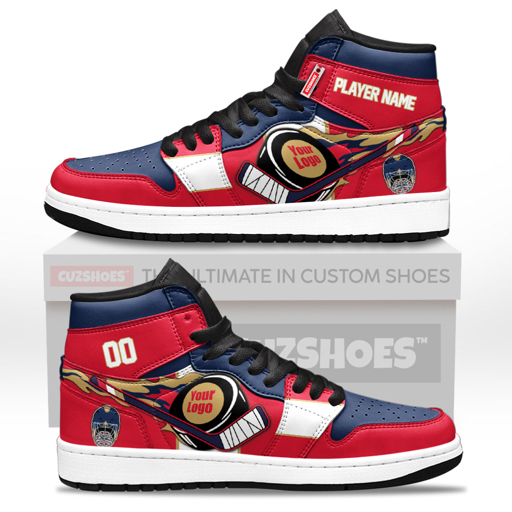 Florida Hockey J1s Sneakers Personalized Your Teamcuztomshoes.com
