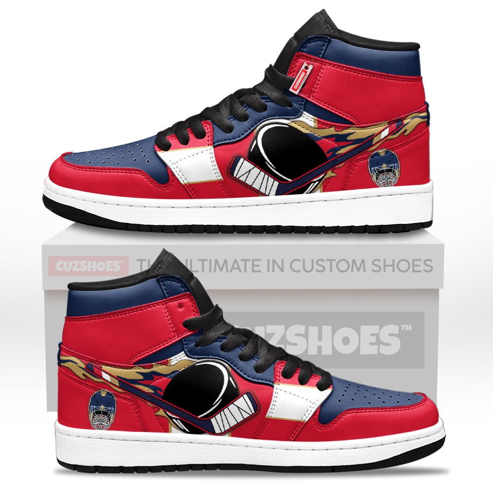 Florida Hockey J1s Sneakers Personalized Your Team-Cuztomshoes