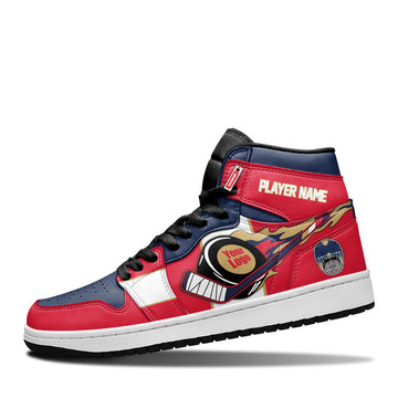 Florida Hockey Leather Shoes Custom Your Team - Cuztomshoes.com