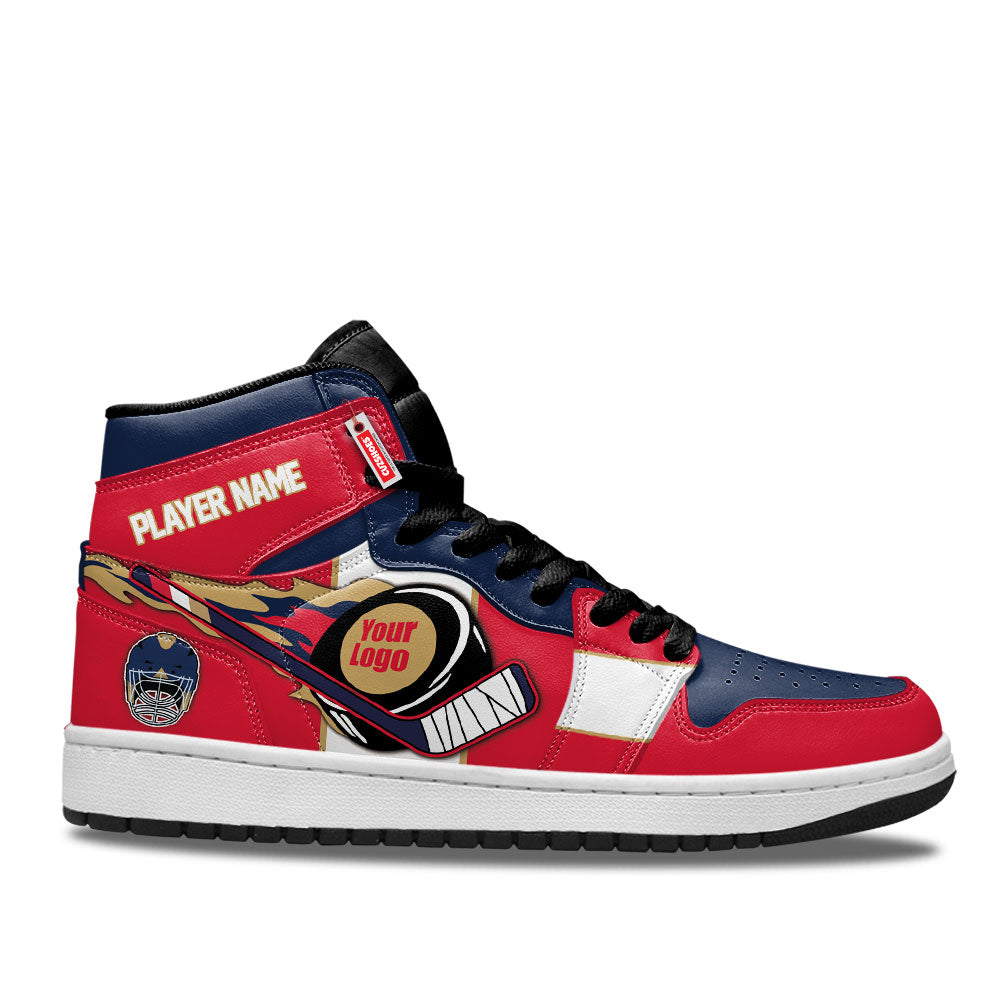 Florida Hockey J1s Sneakers Personalized Your Team-Cuztomshoes