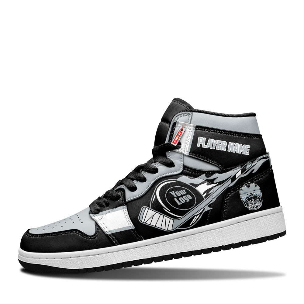 Los Angeles Hockey J1s Sneakers Personalized Your Teamcuztomshoes.com