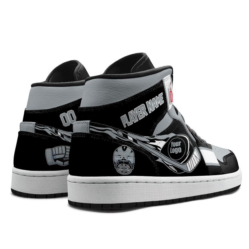 Los Angeles Hockey J1s Sneakers Personalized Your Teamcuztomshoes.com