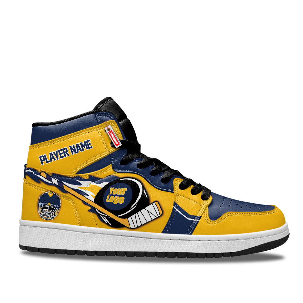 Nashville Hockey J1s Sneakers Personalized Your Team-Cuztomshoes