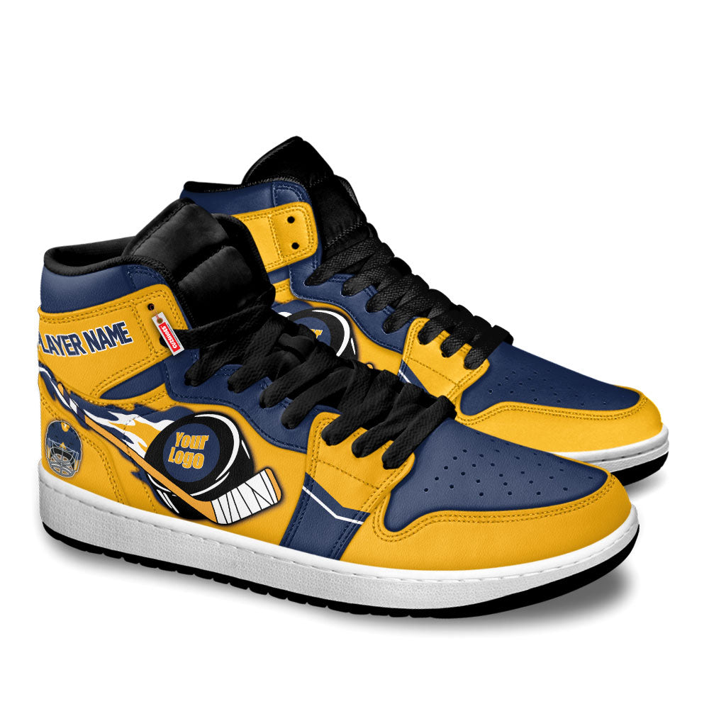 Nashville Hockey J1s Sneakers Personalized Your Teamcuztomshoes.com