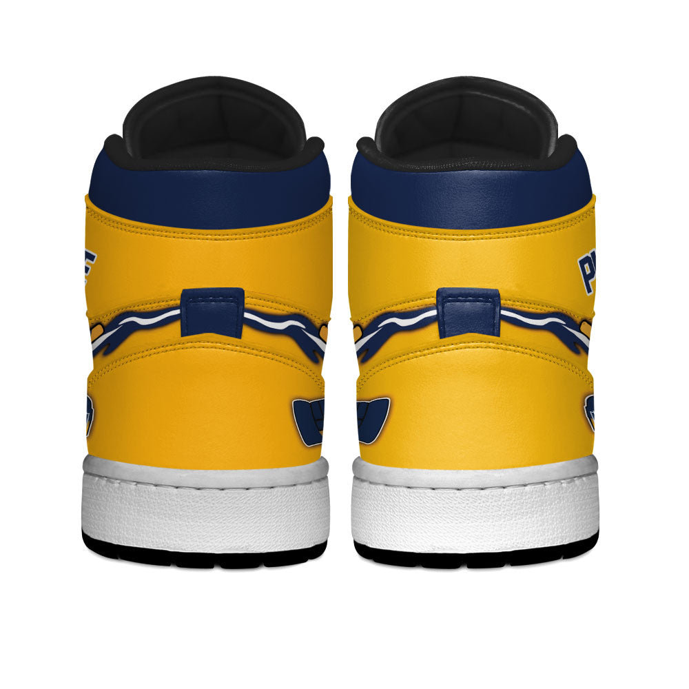 Nashville Hockey J1s Sneakers Personalized Your Teamcuztomshoes.com
