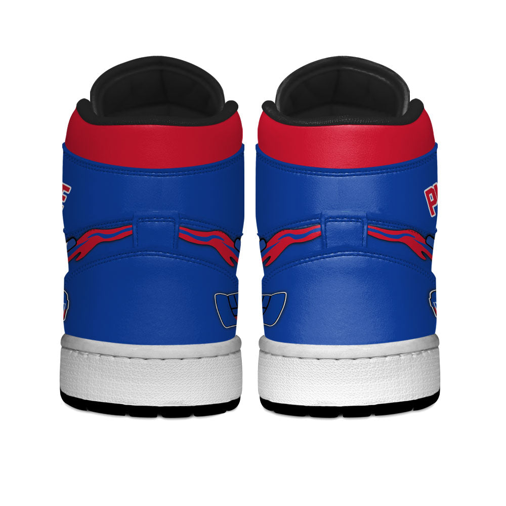 New York Hockey J1s Sneakers Personalized Your Teamcuztomshoes.com
