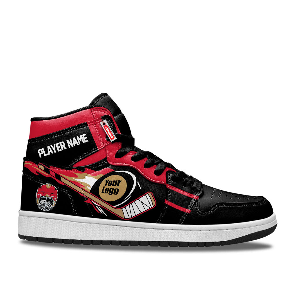 Ottawa Hockey J1s Sneakers Personalized Your Team-Cuztomshoes