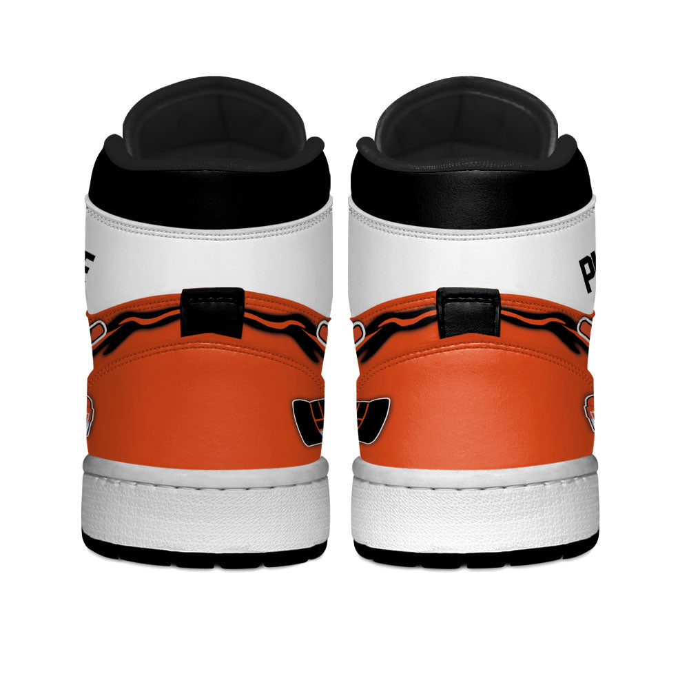 Philadelphia Hockey J1s Sneakers Personalized Your Teamcuztomshoes.com