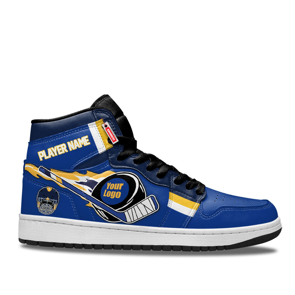 St. Louis Hockey J1s Sneakers Personalized Your Team-Cuztomshoes