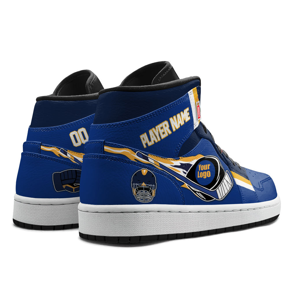 St. Louis Hockey J1s Sneakers Personalized Your Teamcuztomshoes.com
