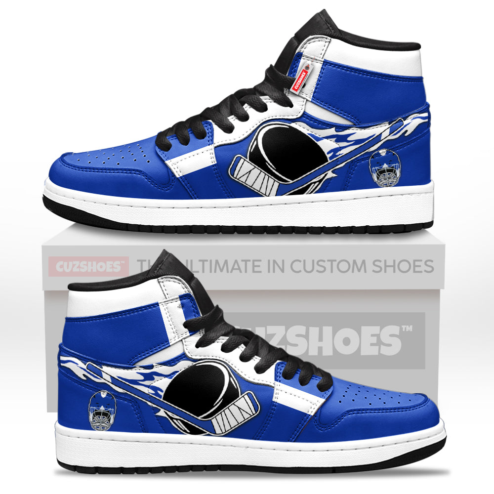 Tampa Bay Hockey J1s Sneakers Personalized Your Team-Cuztomshoes