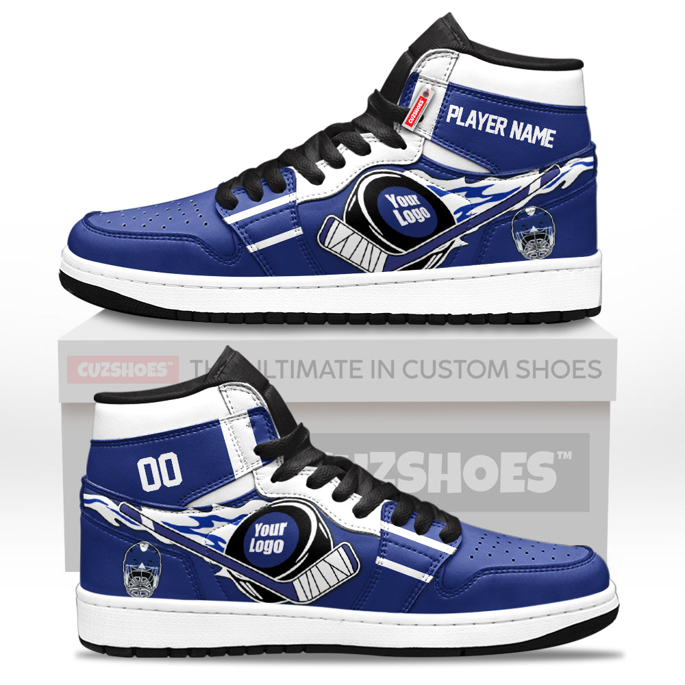 Toronto Hockey J1s Sneakers Personalized Your Teamcuztomshoes.com