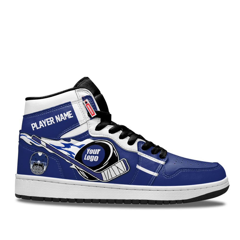 Toronto Hockey J1s Sneakers Personalized Your Team-Cuztomshoes