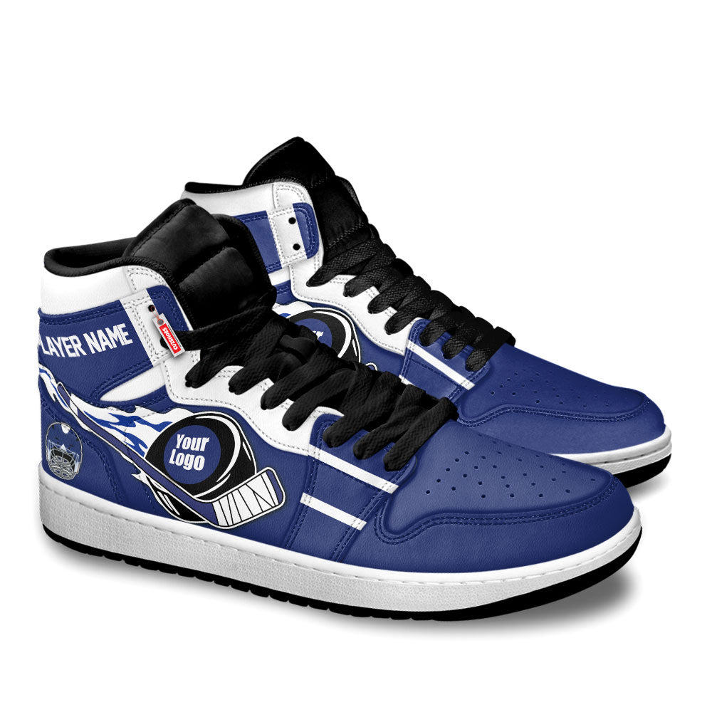 Toronto Hockey J1s Sneakers Personalized Your Teamcuztomshoes.com