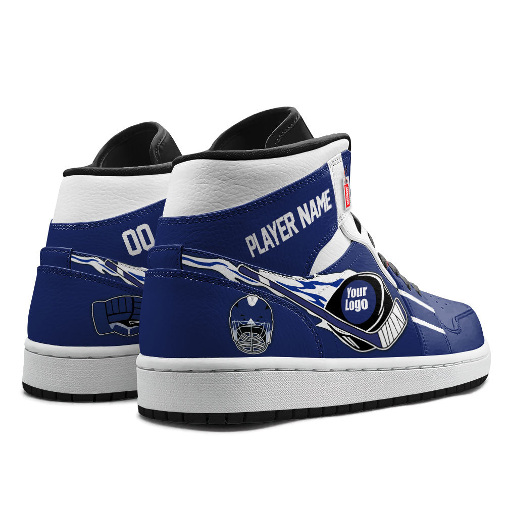 Toronto Hockey J1s Sneakers Personalized Your Teamcuztomshoes.com