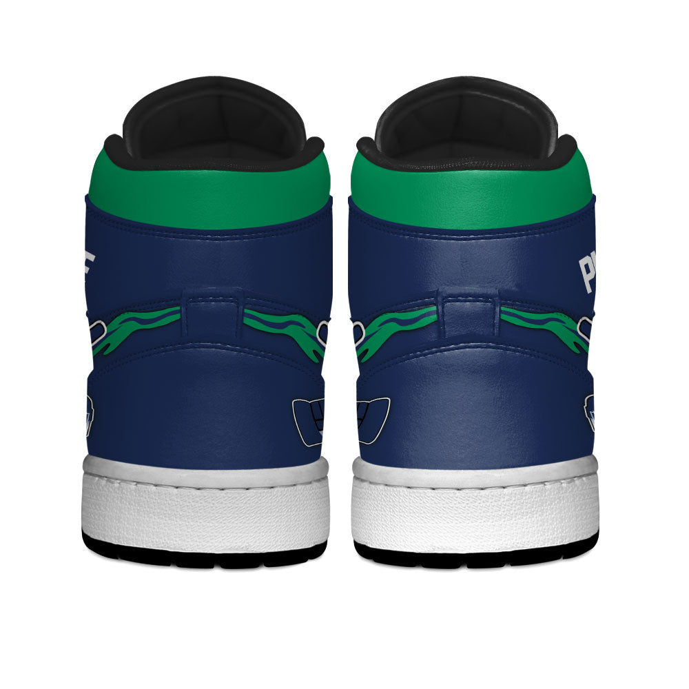 Vancouver Hockey J1s Sneakers Personalized Your Teamcuztomshoes.com