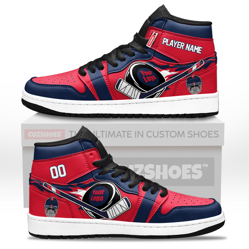 Washington Hockey J1s Sneakers Personalized Your Teamcuztomshoes.com