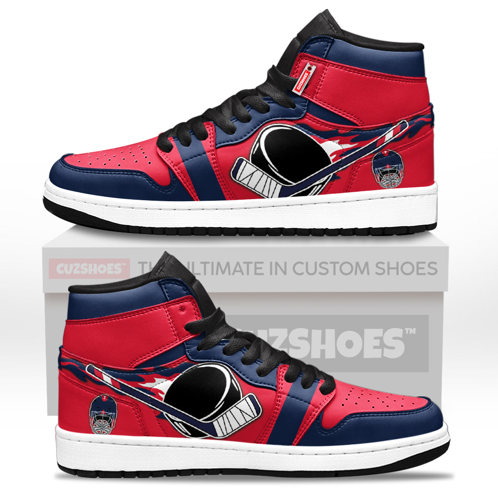 Washington Hockey J1s Sneakers Personalized Your Team-Cuztomshoes
