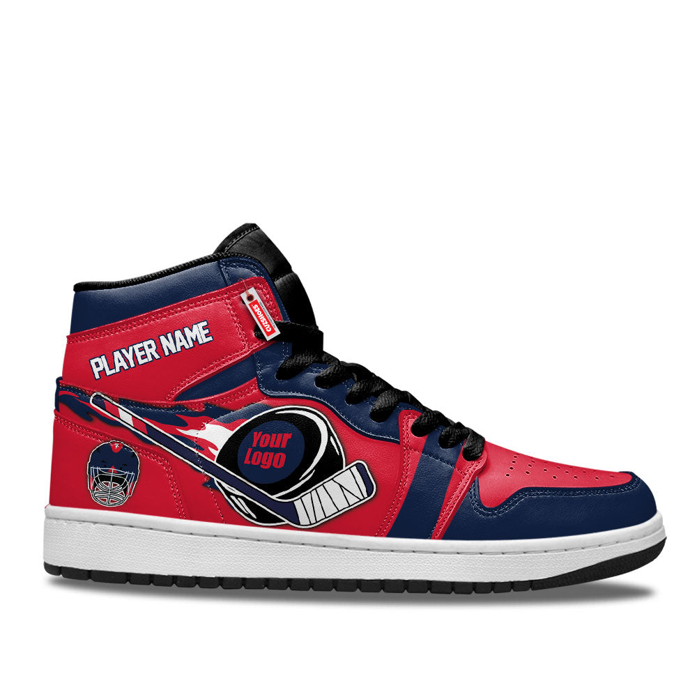 Washington Hockey J1s Sneakers Personalized Your Team-Cuztomshoes