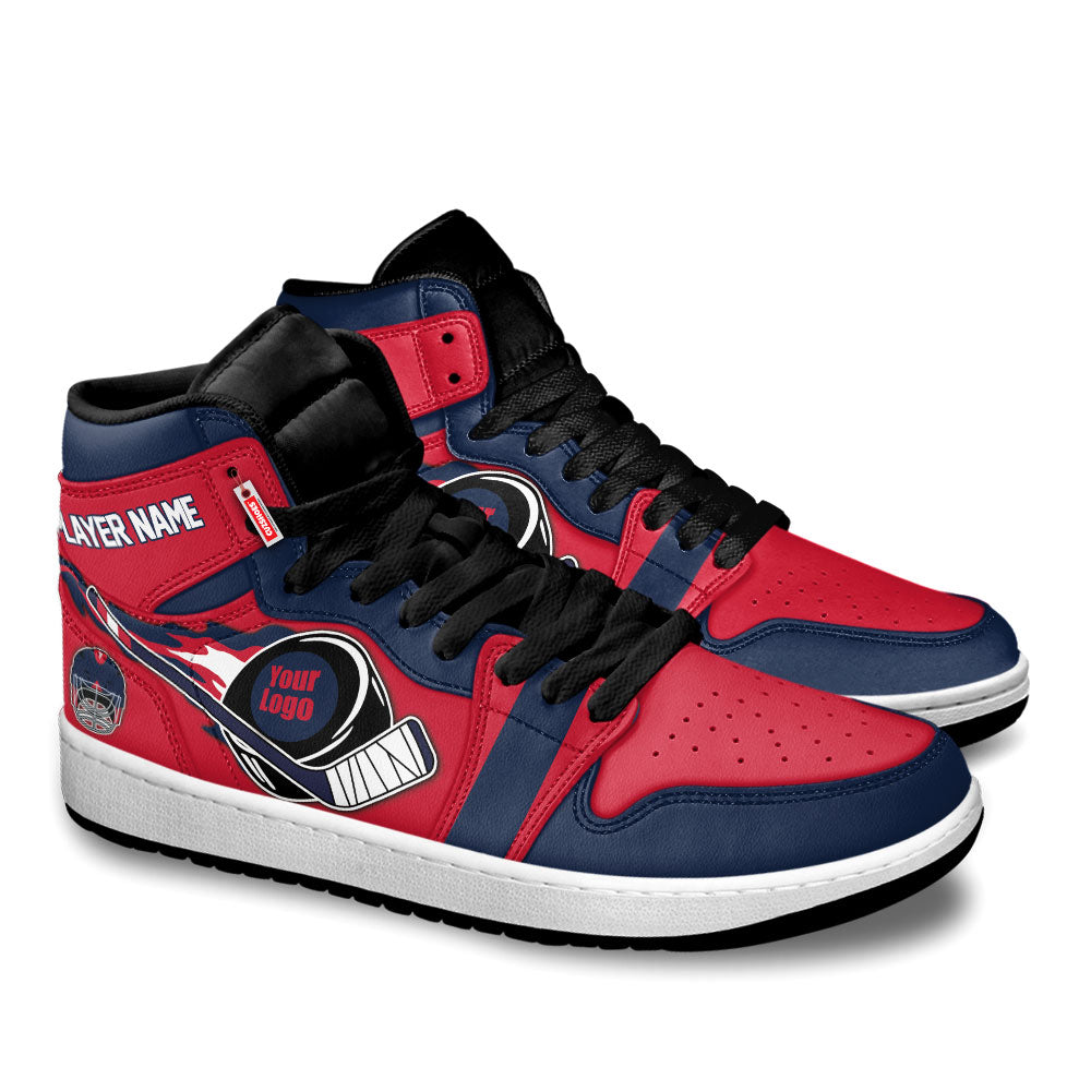 Washington Hockey J1s Sneakers Personalized Your Teamcuztomshoes.com