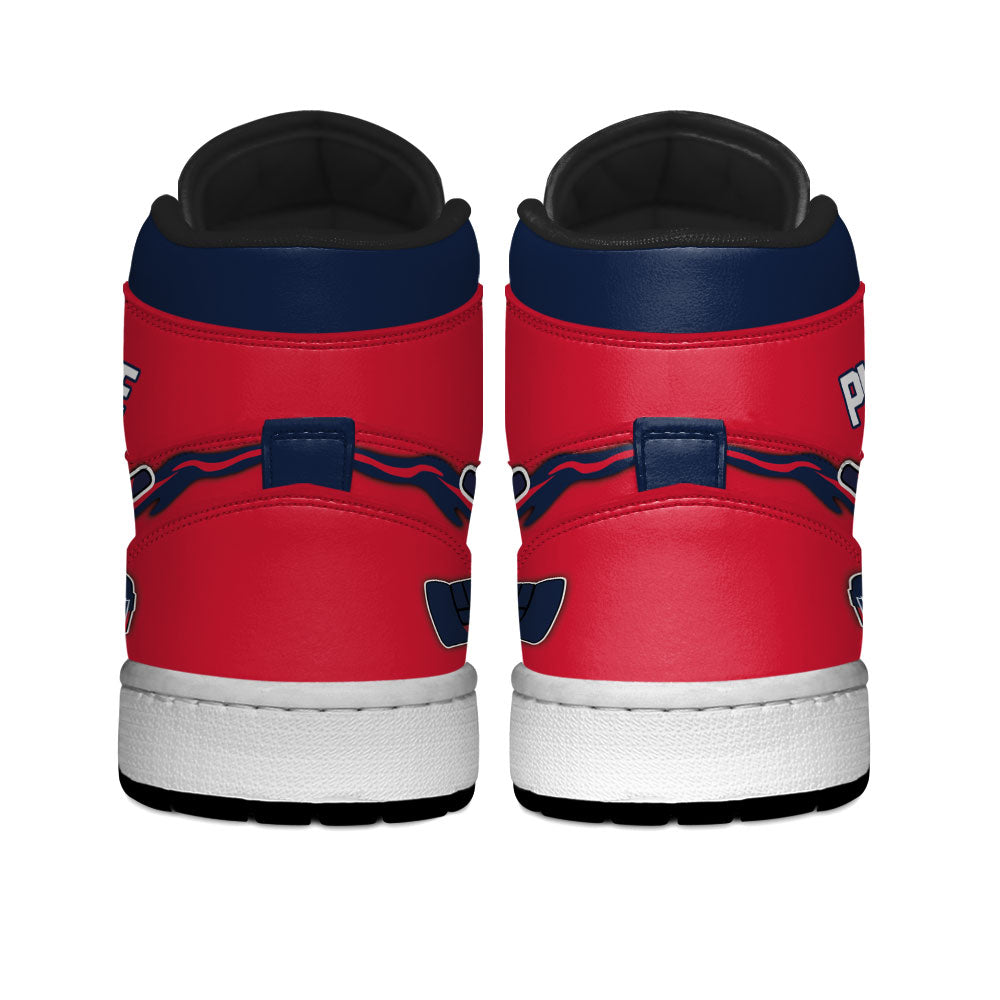 Washington Hockey J1s Sneakers Personalized Your Teamcuztomshoes.com