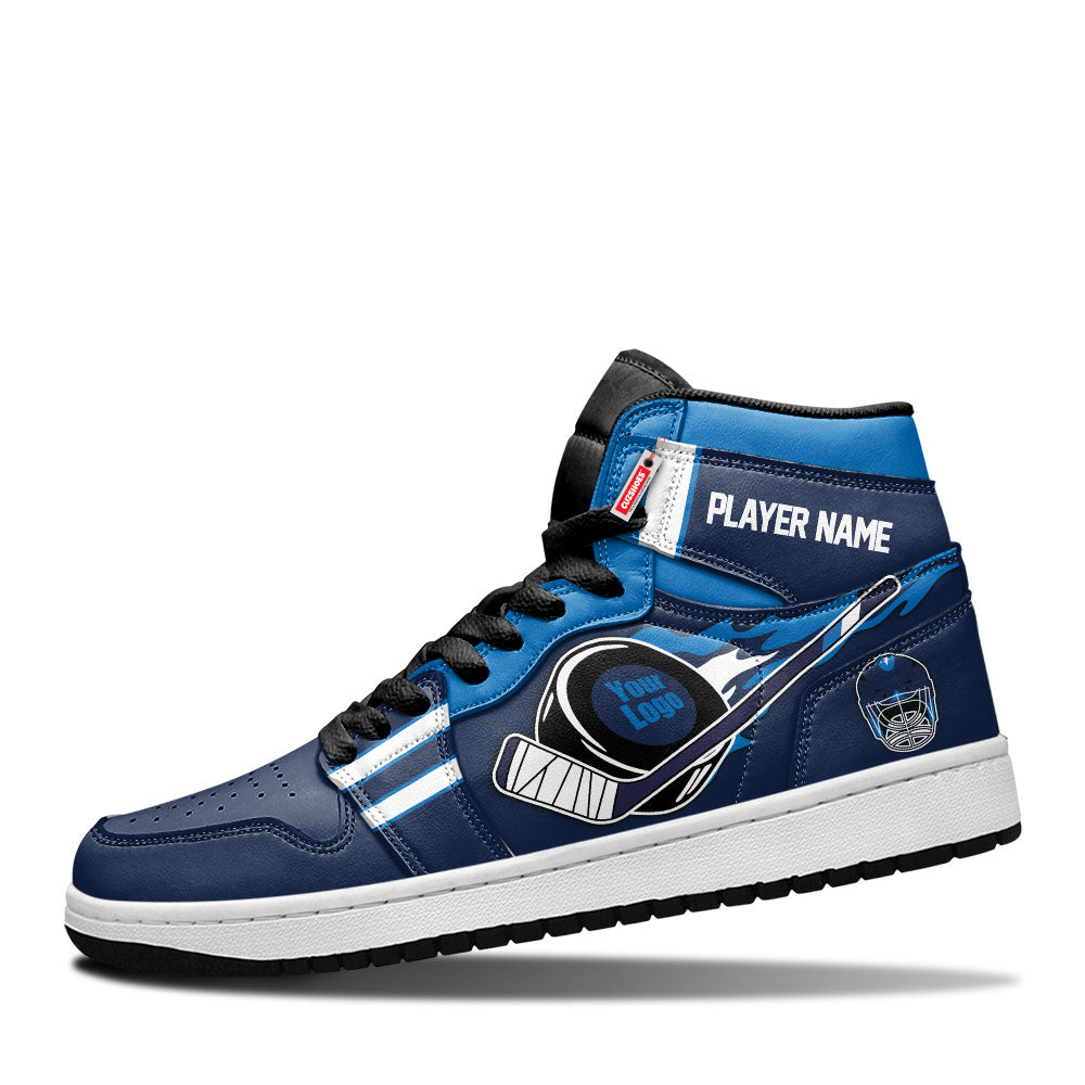 Winnipeg Hockey J1s Sneakers Personalized Your Teamcuztomshoes.com