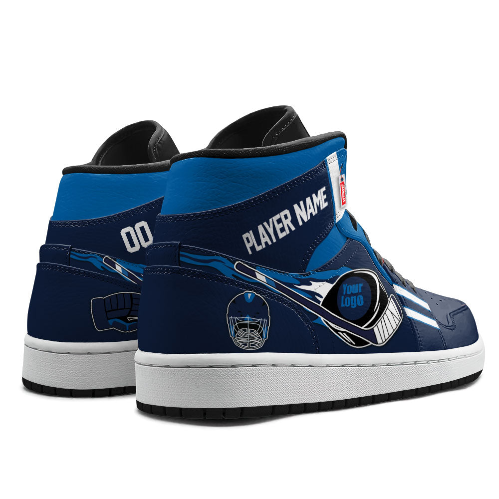 Winnipeg Hockey J1s Sneakers Personalized Your Teamcuztomshoes.com