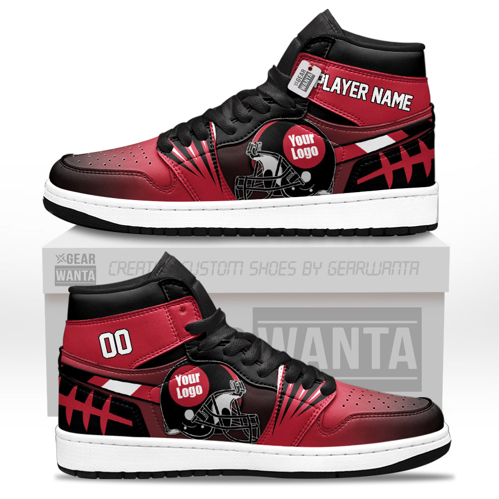 Atlanta Football Sneakers Personalized Your Teamcuztomshoes.com
