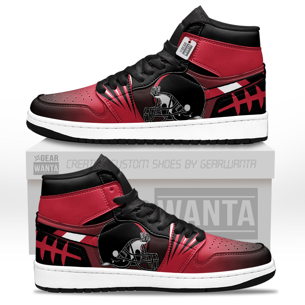 Atlanta Football Sneakers Personalized Your Team-Cuztomshoes