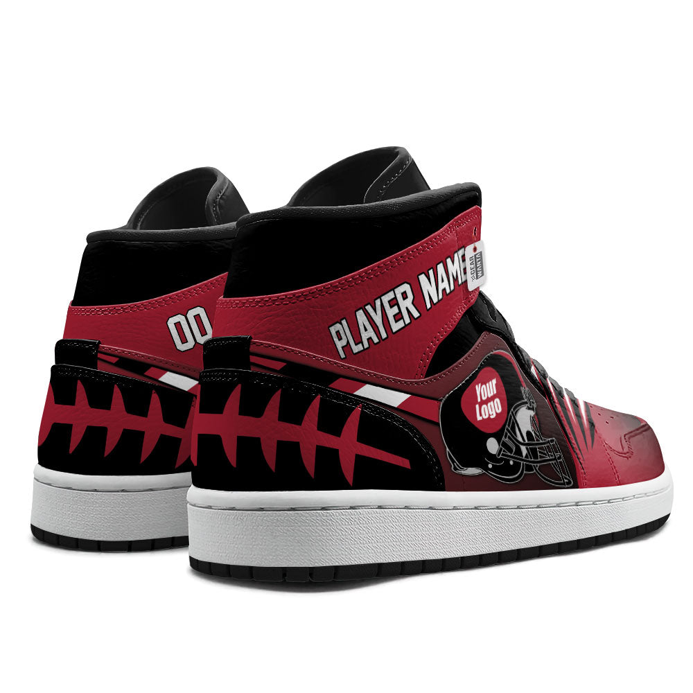 Atlanta Football Sneakers Personalized Your Teamcuztomshoes.com