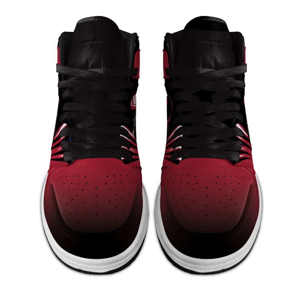 Atlanta Football Sneakers Personalized Your Team-Cuztomshoes