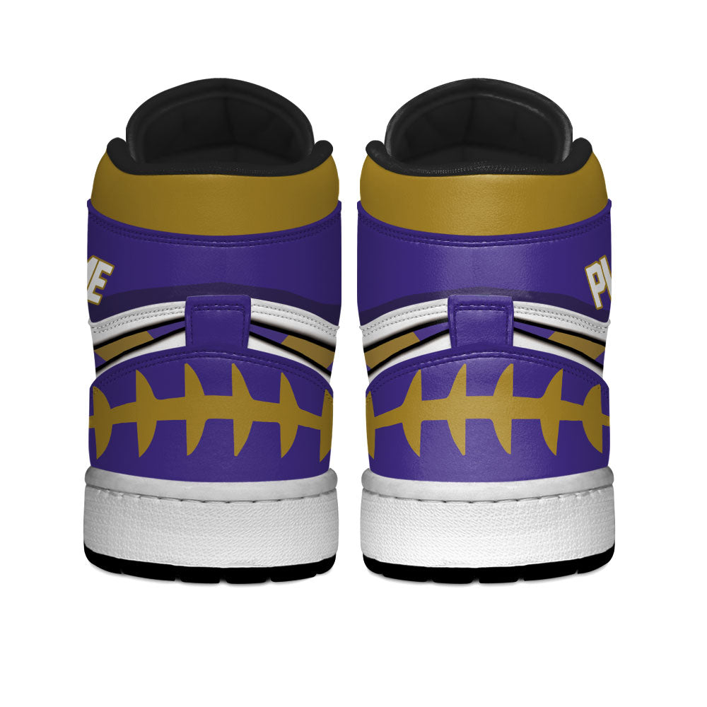 Baltimore Football Sneakers Personalized Your Teamcuztomshoes.com
