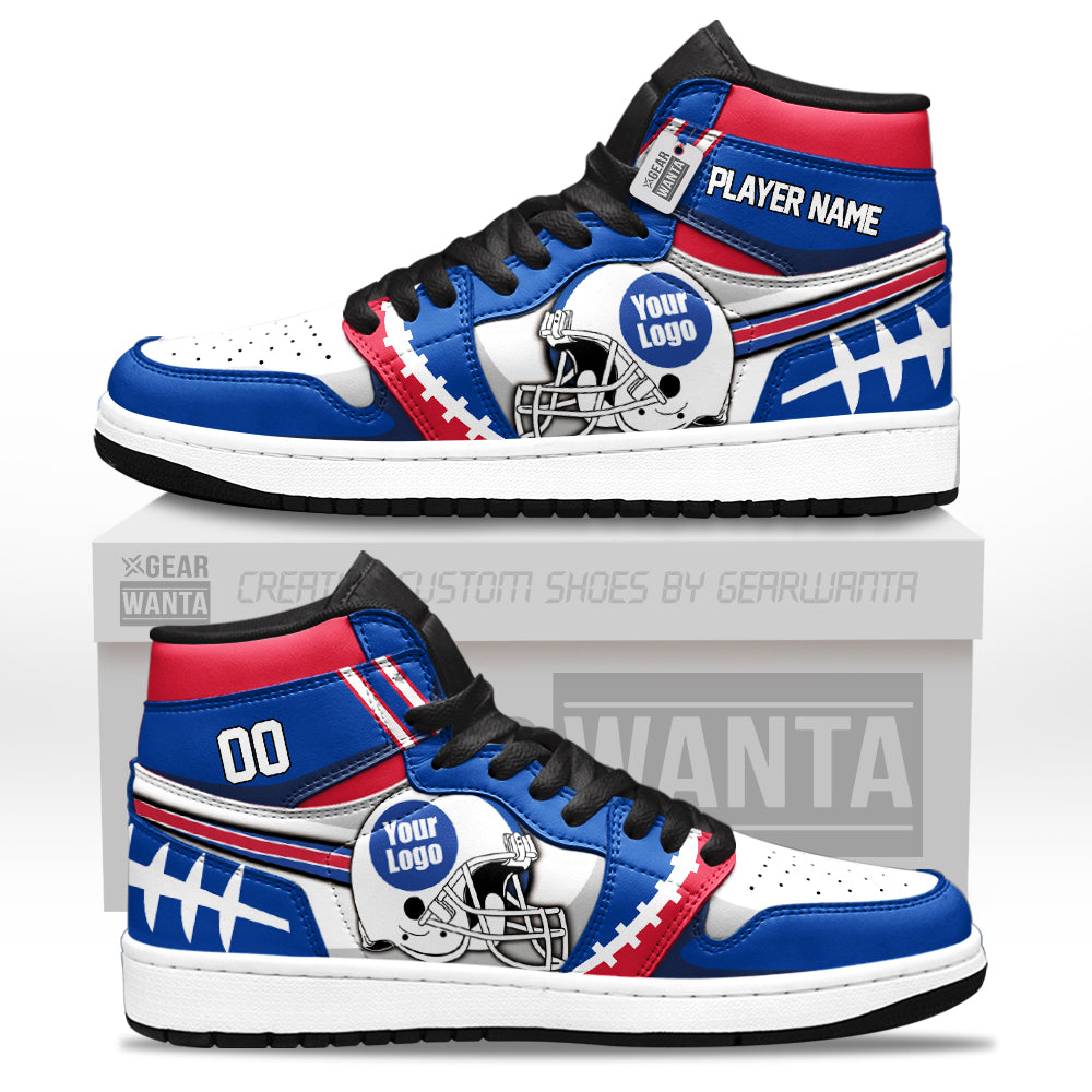 Buffalo Football Sneakers Personalized Your Teamcuztomshoes.com