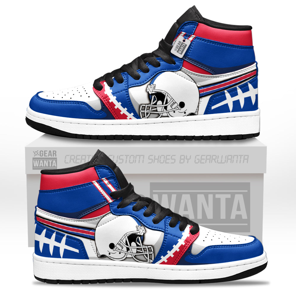 Buffalo Football Sneakers Personalized Your Team-Cuztomshoes