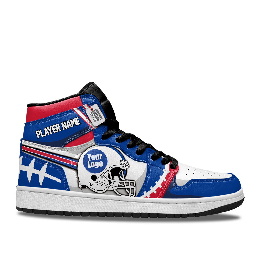 Buffalo Football Sneakers Personalized Your Team-Cuztomshoes