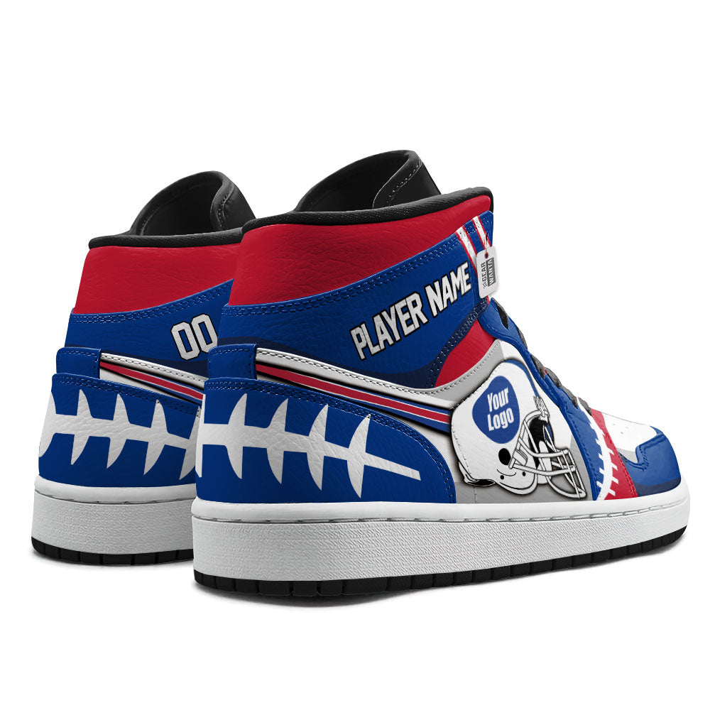Buffalo Football Sneakers Personalized Your Teamcuztomshoes.com