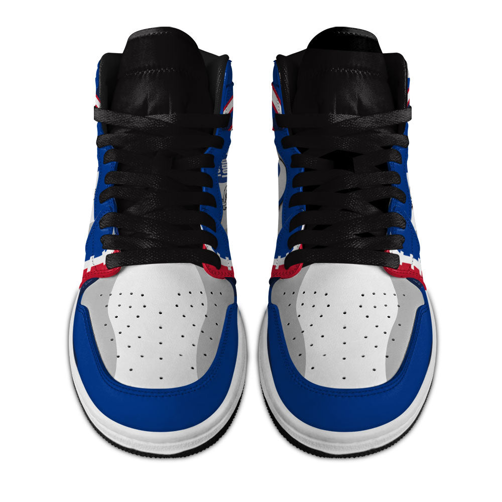 Buffalo Football Sneakers Personalized Your Team-Cuztomshoes