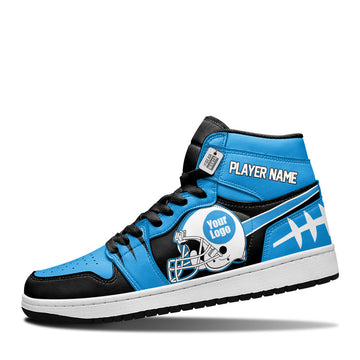 Carolina Leather Shoes Custom Your Football Team - Cuztomshoes.com