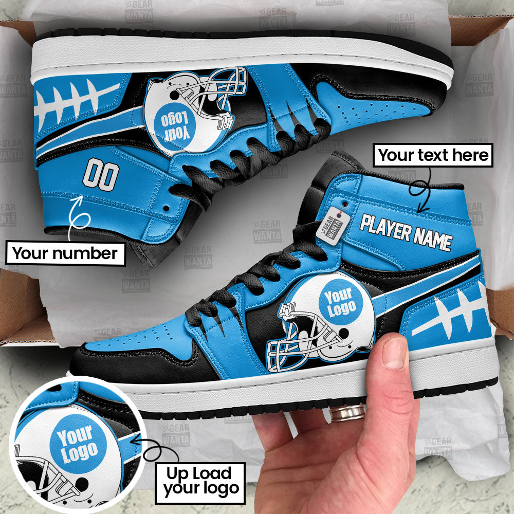 Carolina Football Sneakers Personalized Your Team-Cuztomshoes