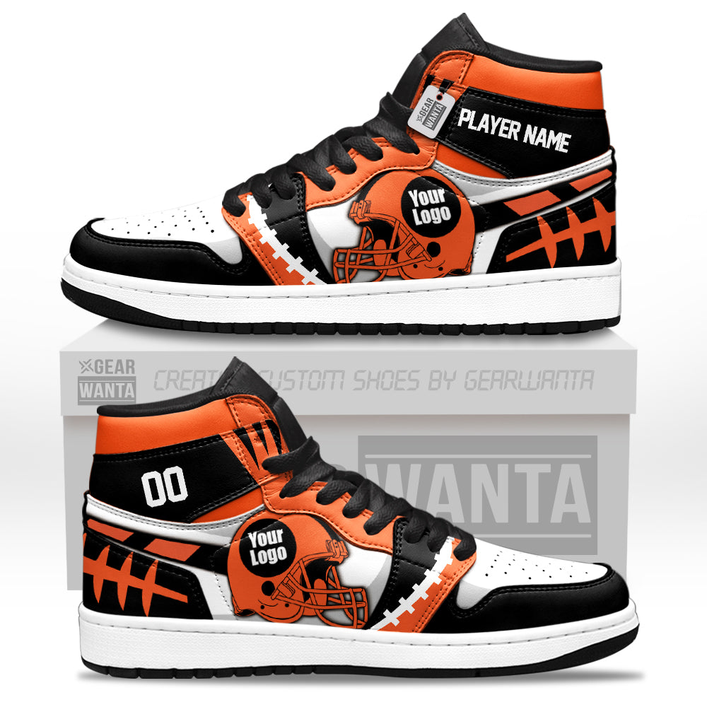 Cincinnati Football Sneakers Personalized Your Teamcuztomshoes.com