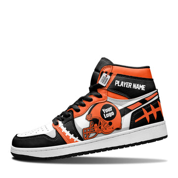 Cincinnati Leather Shoes Custom Your Football Team - Cuztomshoes.com