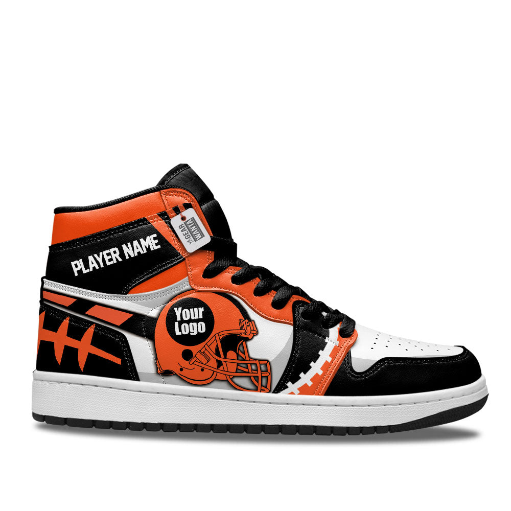 Cincinnati Football Sneakers Personalized Your Team-Cuztomshoes