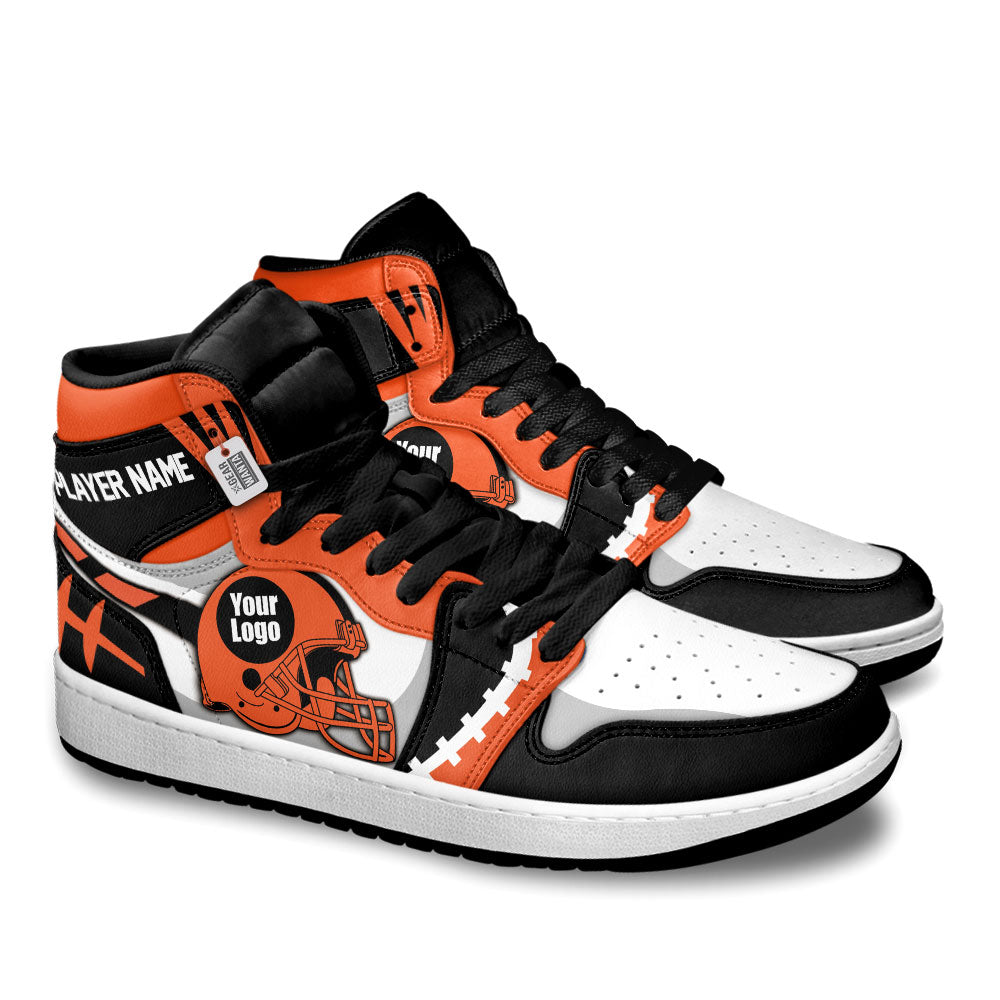 Cincinnati Football Sneakers Personalized Your Teamcuztomshoes.com